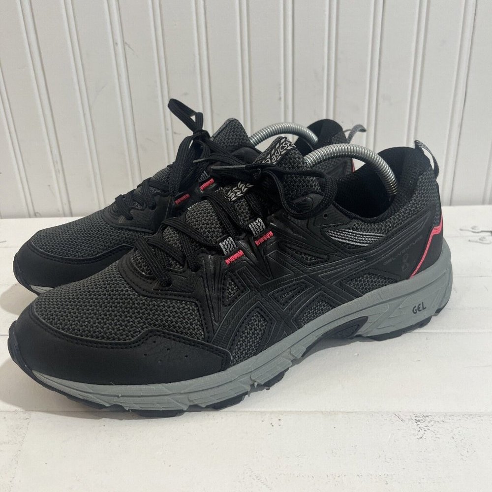 Men’s US 10 Asics Gel Venture 8 Running Shoes - Black/Multi - 1011A824-022